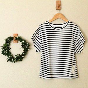 Banana Republic SUPIMA® Cotton Boxy Cropped Tee